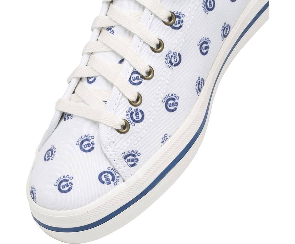 Keds Womens Sneakers White/Blue - Kickstart MLB® - 032OWKVBP